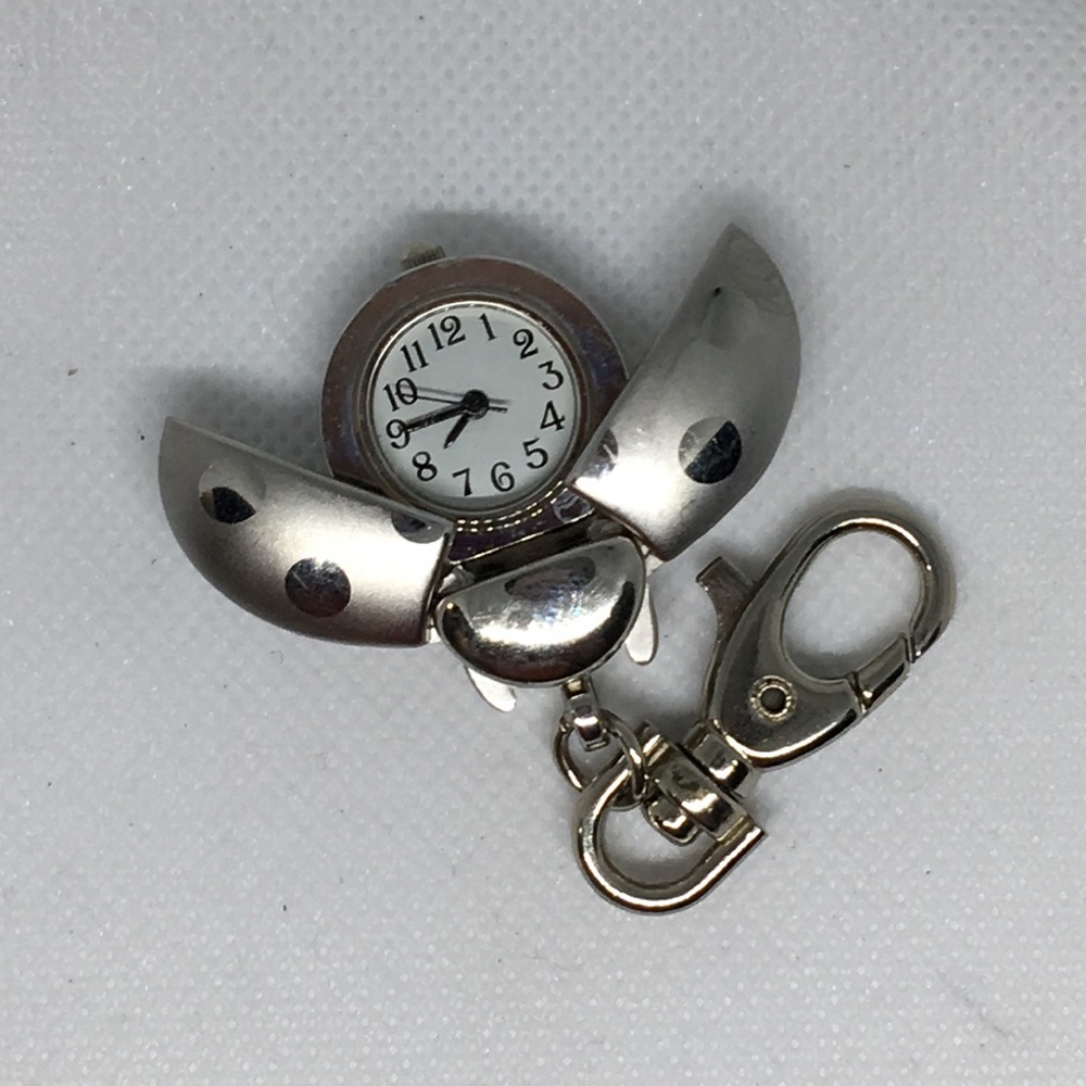 Ladybug Watch Keychain - Picture 2 of 2